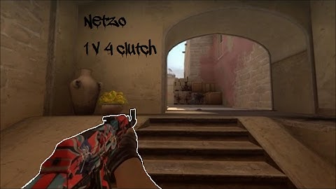 NETZO - LOW HP 1 V 4 CLUTCH! | CS:GO Competitive Highlight