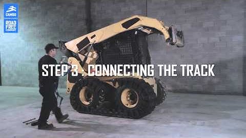 How to install Camso OTT track for skid loader
