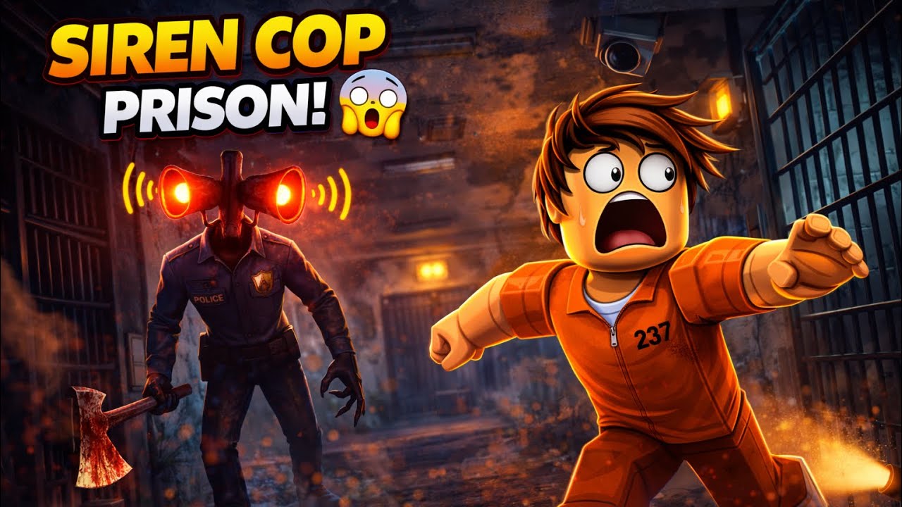  I Tried to Escape SIREN COP PRISON | Roblox Horror | Gaming | Roblox Viral | Trending | YouTube new