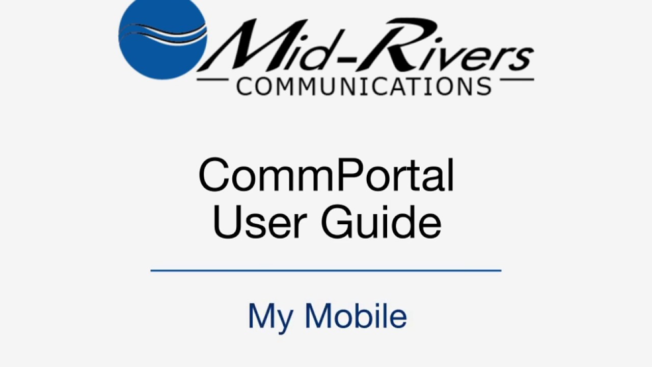 CommPortal My Mobile - YouTube