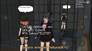 How to arrest a sakura | school girl sim screenshot 4