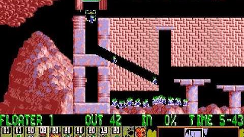 Lemmings - Tricky Level 12