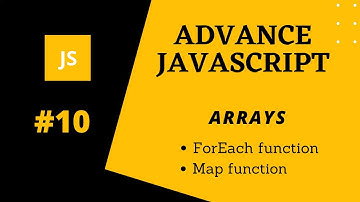 10.  forEach and map functions in arrays JS  |  Hindi/urdu