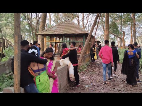 Cooch Behar Rajbari Park area l Day of Saraswati Puja l West Bengal, cooch Behar, India (4k) Ep 7