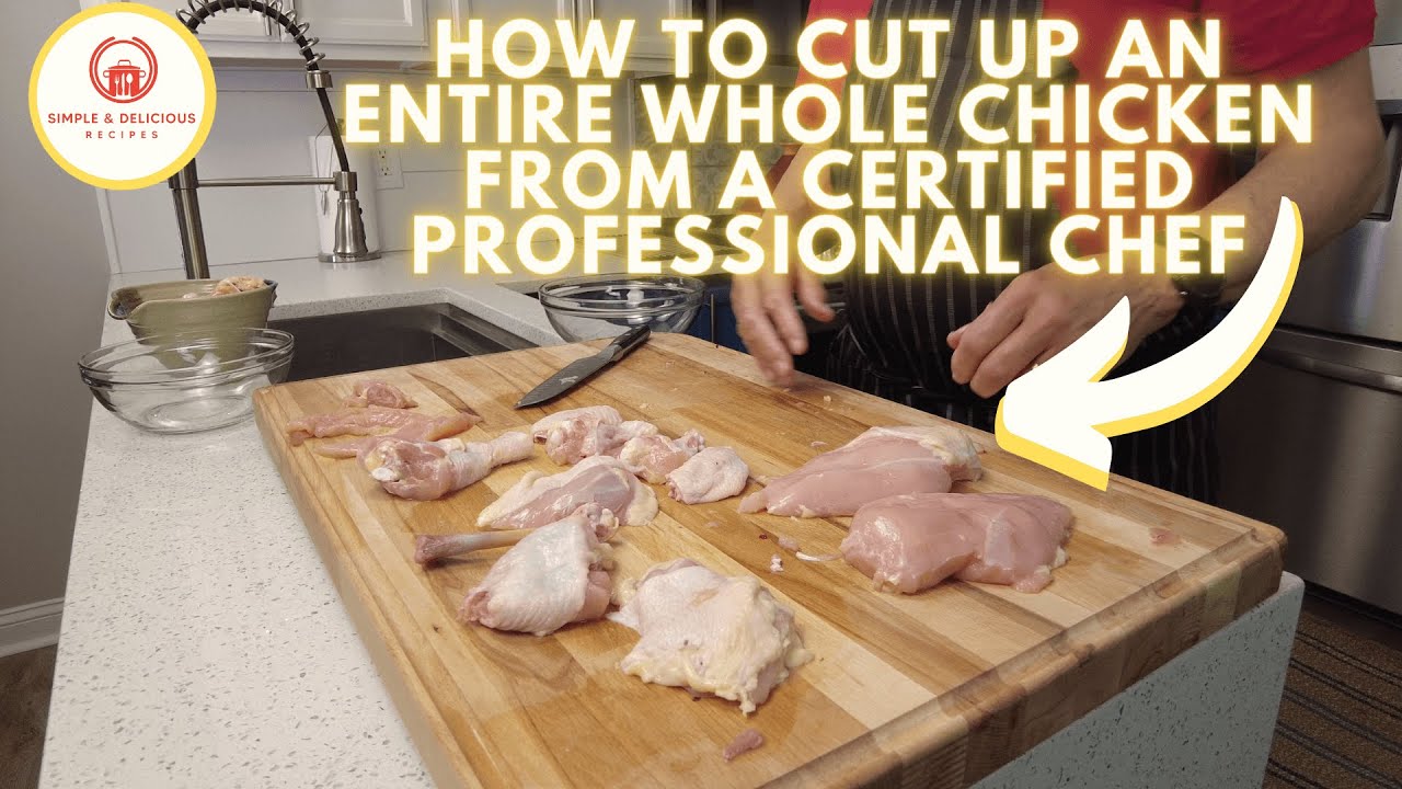 How To Cut Up A Whole Chicken Chefdonaldmcmillan Howtocutupawholechicken Youtube