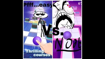 Rolling Sky noob vs. pro