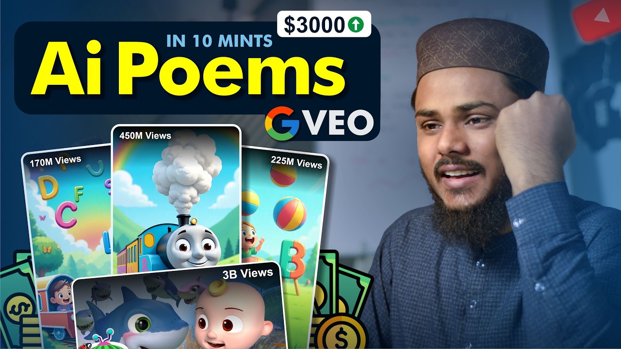 Ai Se Rhymes Video Kaise Banaye | How to Make Rhymes Video Using VEO Ai | F Guide