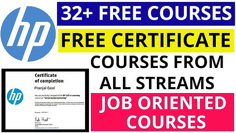 HP FREE COURSES | HP FREE CERTIFICATE | HP ALL ANSWERS | GYAAN TALKS |