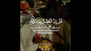 🌷قل إن الفضل بيد الله 🌷 سورة آل عمران: ٧٣|شريف مصطفى|Surah Aal e Imran:73|Sherif Mostafa