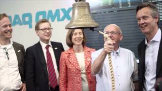 Bactiguard listing ceremony at NASDAQ OMX Stockholm