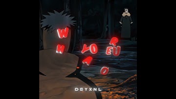 " YOUR PRESENSE IS TOO STRONG FOR GHOST | OBITO EDIT | REBOLATION ( SLOWED )