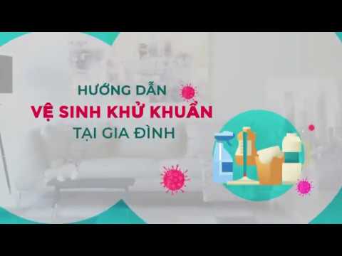 Hướng dẫn cách vệ sinh khử khuẩn tại nhà