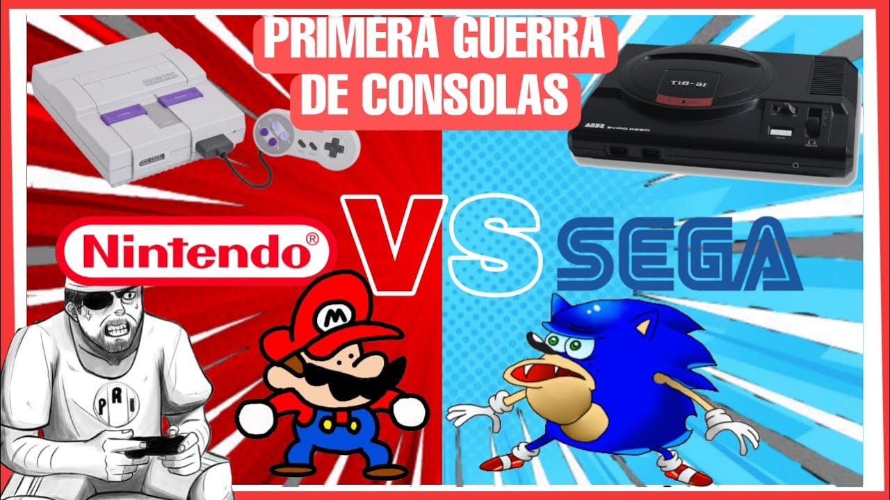 🟥[RETROSPECTIVA La primera guerra de consolas (Nintendo vs Sega)]🟥