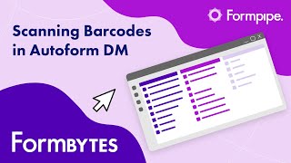 Scanning Barcodes in Autoform DM | FormBytes