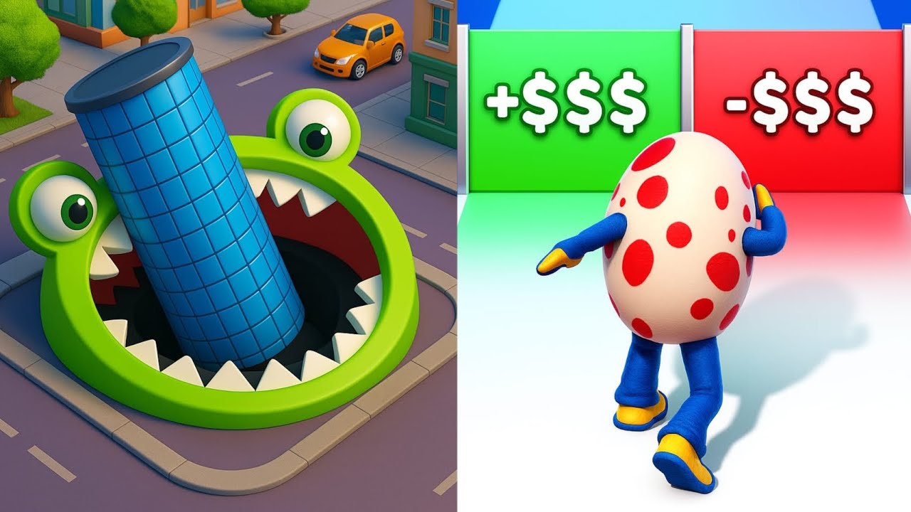 🕳️🥚👾 Hole.io x Monster Egg – The Hungry Hole Devours the Monster Egg World! 😱🔥