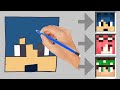 MINECRAFT SE DISEGNO YOUTUBER LI OTTENGO!