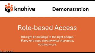 KnoHive - Control Who Sees What | Role-based Access
