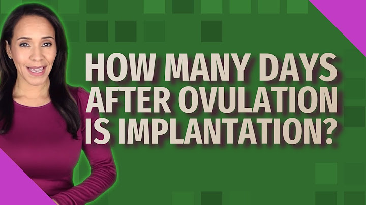 What day after ovulation does implantation occur
