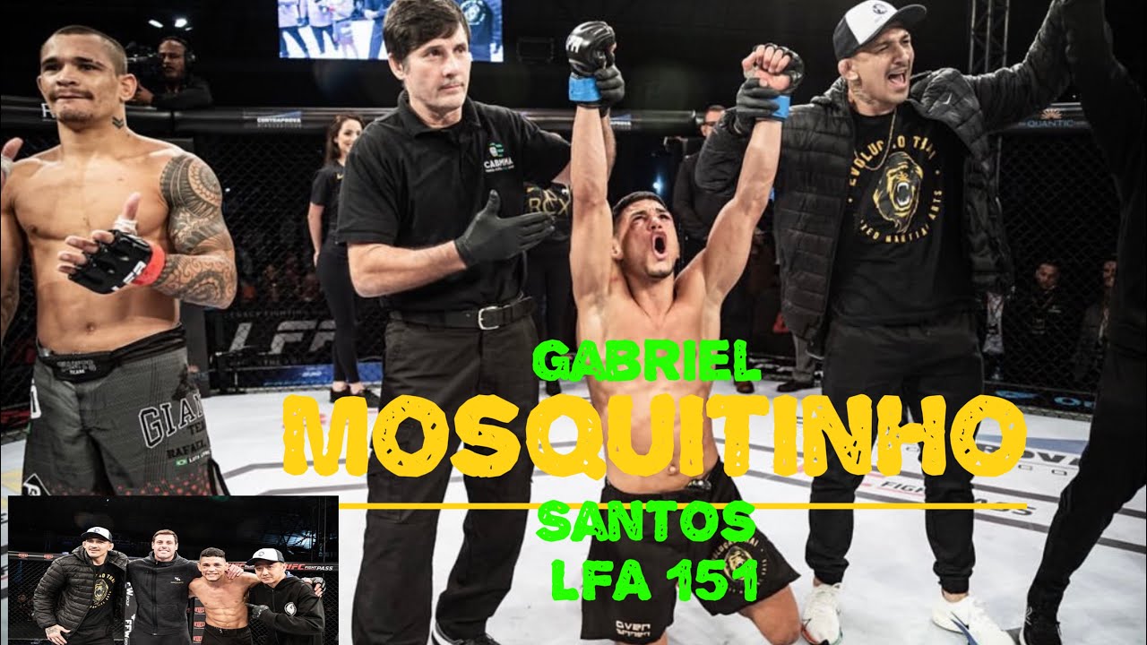 Gabriel “mosquitinho” Santos vs Marcio “ticotô” Barbosa