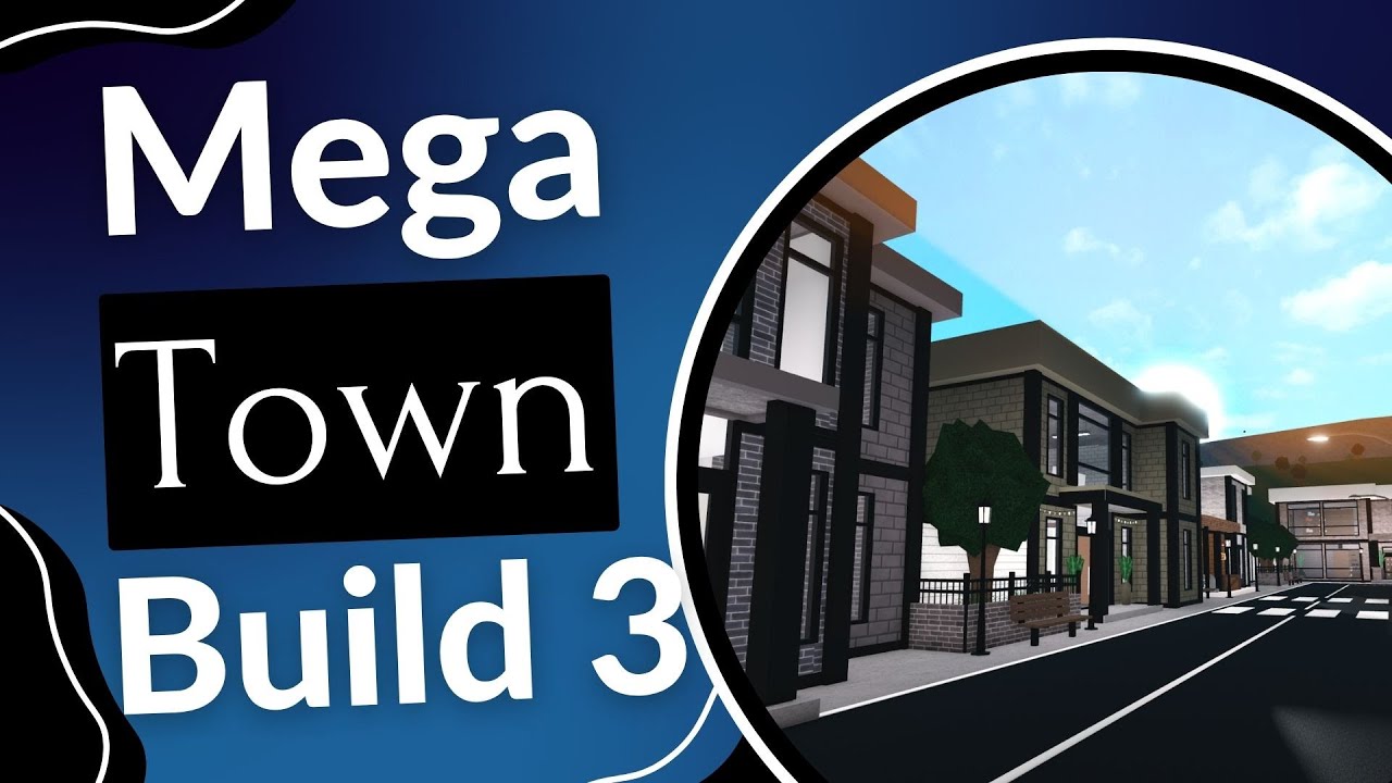 Mega Town Speed Build |3/4 | Bloxburg Deutsch