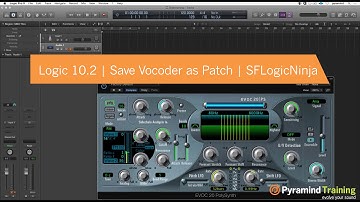 Logic 10.2 | Save Vocoder as Patch | sflogicninja