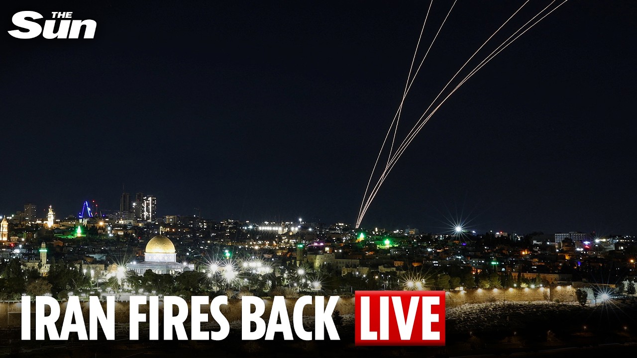 LIVE: Views over Israel as Tehran’s latest missile blitz hits Tel Aviv