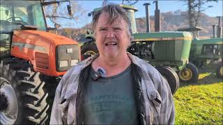 Details  A horse and a Farmall, canned milk, a stone silo, and a 4 post 4450 and a Unique John Deere combine News