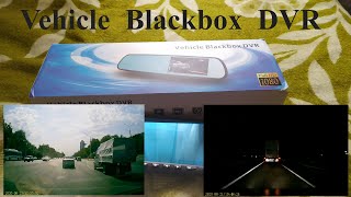 Тест и обзор # Vehicle Blackbox DVR зеркало с двумя камерами