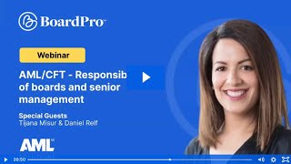AML/CFT Responsibilities for Board & Senior Management