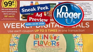 *Sneak Peek!* Kroger Ad Preview for 4/23-4/29 | $.99 Sale, 5x Digital Sale, Weekly Digitals & MORE