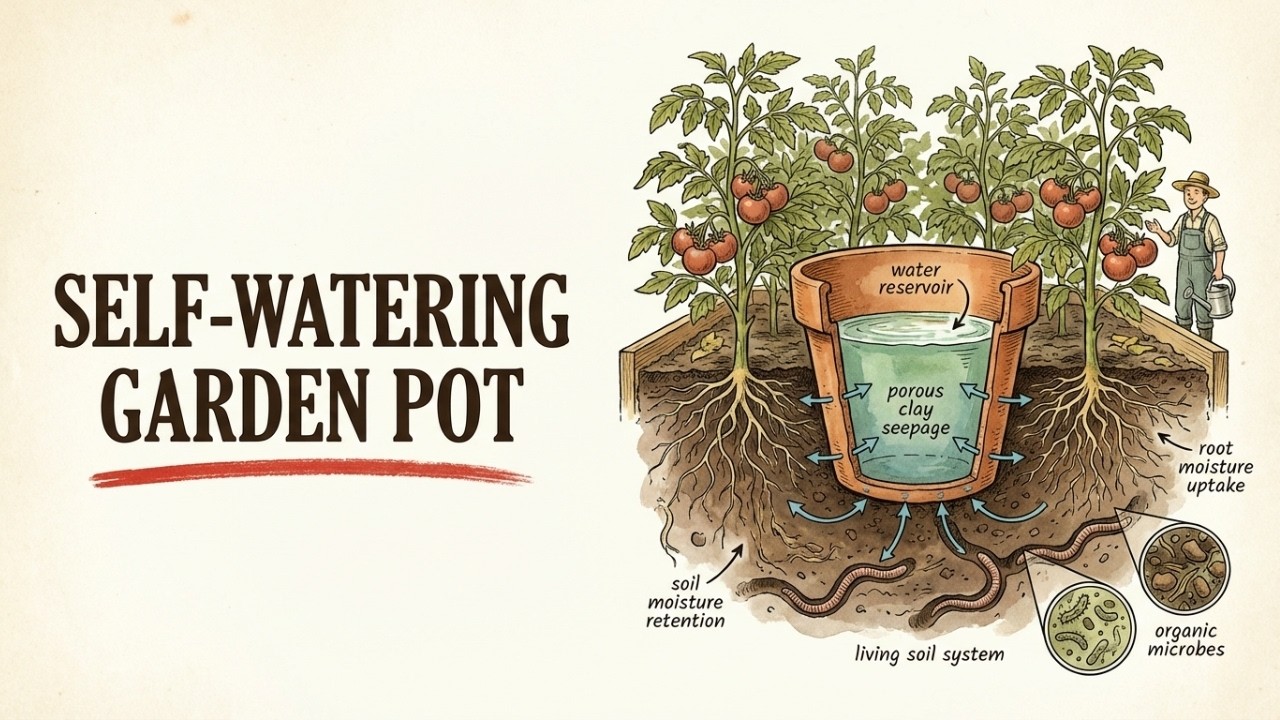 One Buried Clay Pot Waters Your Garden For 6 Months — Why Did We Forget This?