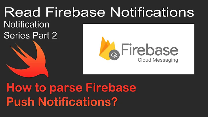 How to read and parse Google Firebase Cloud Messaging Notifications in Swift ?