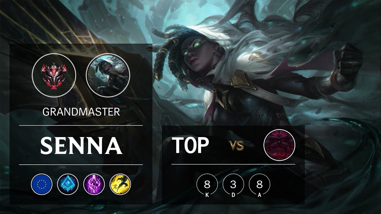Senna Top vs Ornn - EUW Grandmaster Patch 10.2