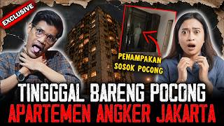 SOSOK POCONGNYA TERTANGKAP KAMERA ! TINGGAL BARENG POCONG DI APARTEMEN ANGKER JAKARTA !