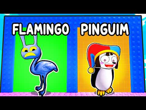 JAX and POMNI BECAME ANIMALS in this ROBLOX TOWER