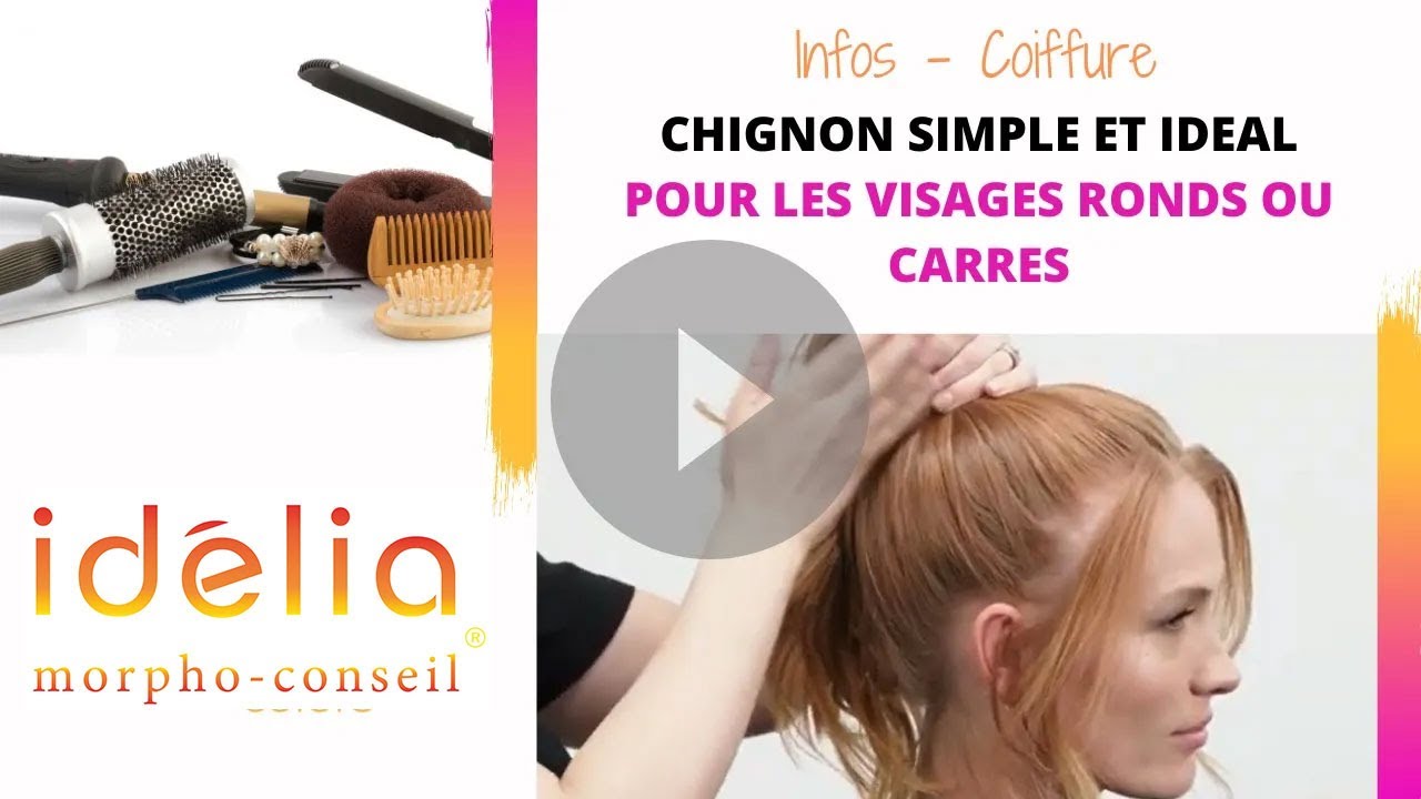 Tuto coiffure simple et rapide pour un visage rond/carré 😍!