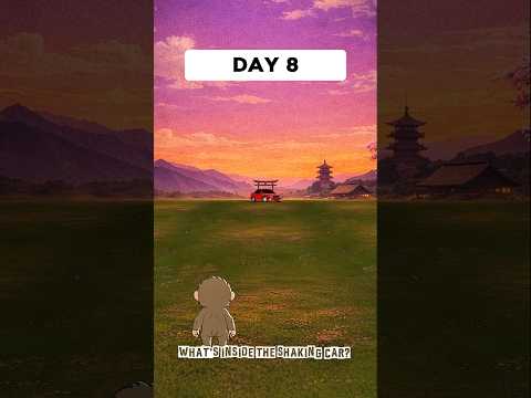 Day 8 of walking to find out what's inside the shaking car 😱 । Jumo । #shorts