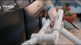 Dataflex Viewgo Pro - Monitor arm - doppelt Deutsch | Dataflex International