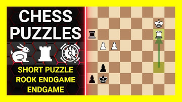 Chess Puzzles to Practice. Themes: Short puzzle, Rook endgame, Endgame. Learn Chess