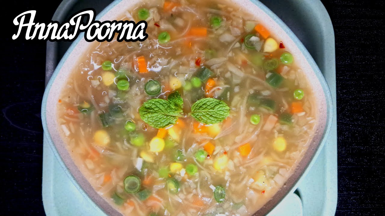 Healthy Vegetable Soup Recipe Soup Recipe without Cornflour cooking YouTube
