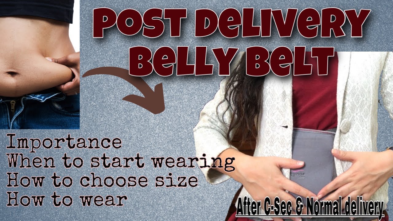 Belly belt after pregnancy Postpartum belt details & how to wear after