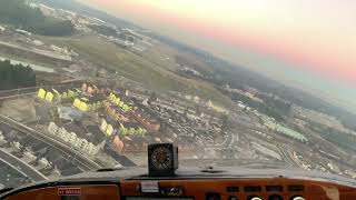 Landing at Thun Field