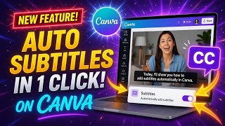 Canva’s NEW Auto Subtitles in 1 CLICK! (This Changes Everything)