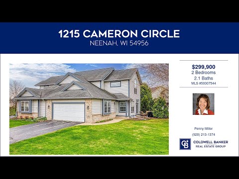 1215 CAMERON Circle, Neenah, WI home video tour