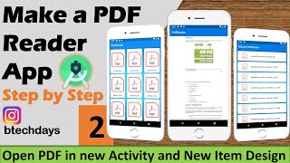 2. PDF Reader App - Open PDF in new Activity and New Item Design | Android Project screenshot 5