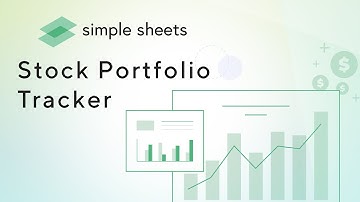 Stock and Crypto Portfolio Tracker Excel Template Video Tutorial by Simple Sheets