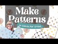 Easiest Way to Make Cricut Repeat Patterns in Canva
