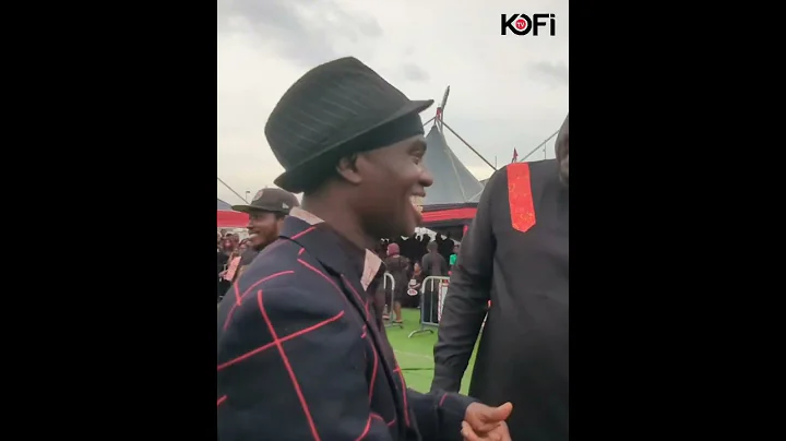 Dr. UN with Body Guards at Daddy Lumba's Funeral