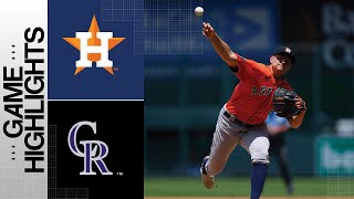 Astros vs. Rockies Game Highlights (7\/19\/23) | MLB Highlights