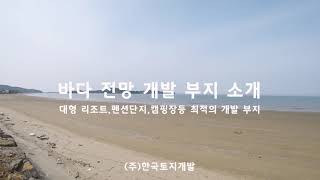 신두리 바다 앞 토지 소개! 전망 좋은 개발 부지로 캠핑장 추천합니다!.